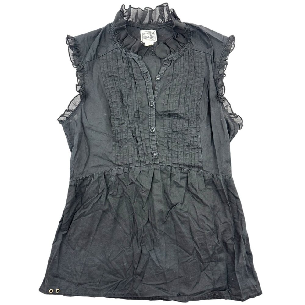 Converse One Star Black Sleeveless Top‎